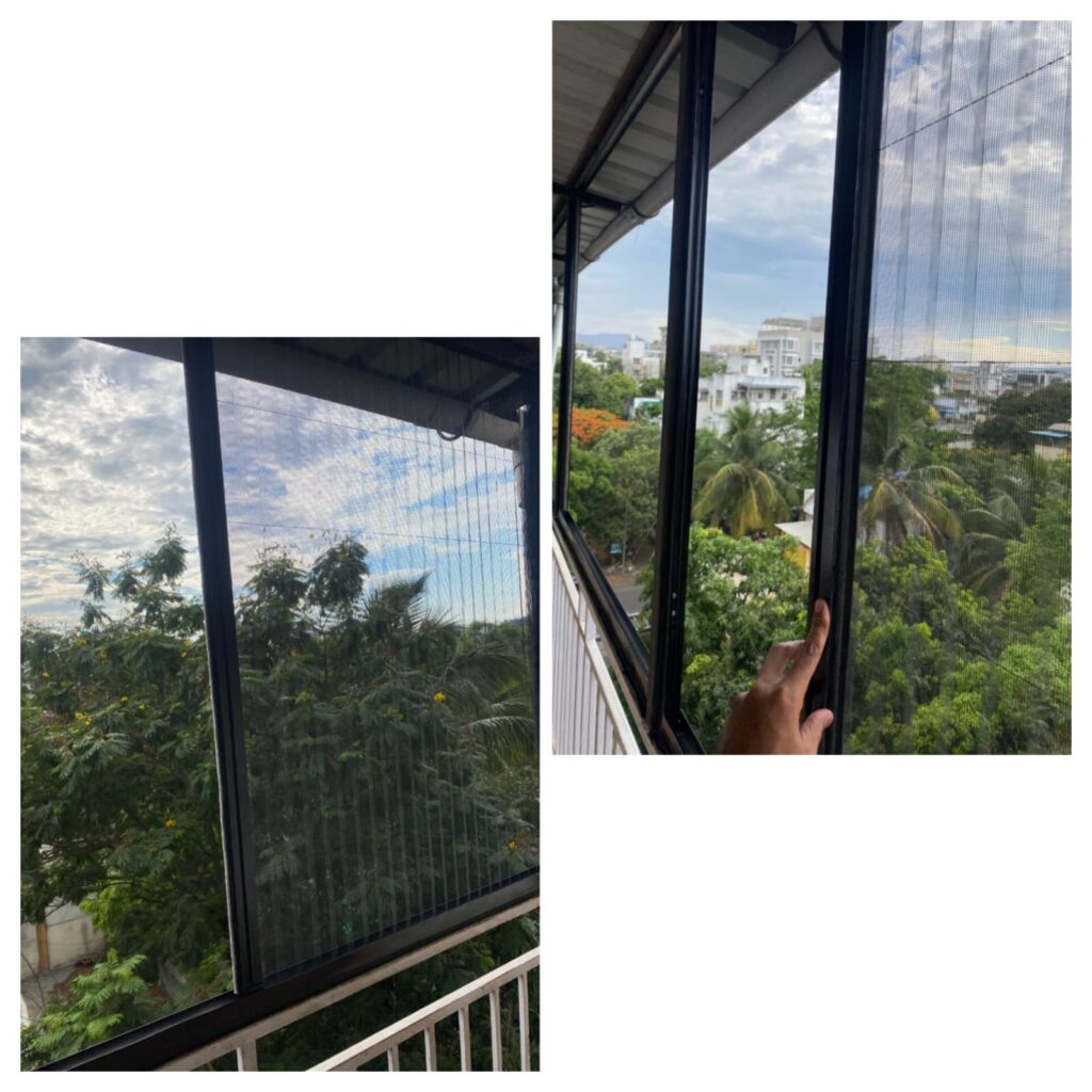 Plated Balcony Mosquito Net